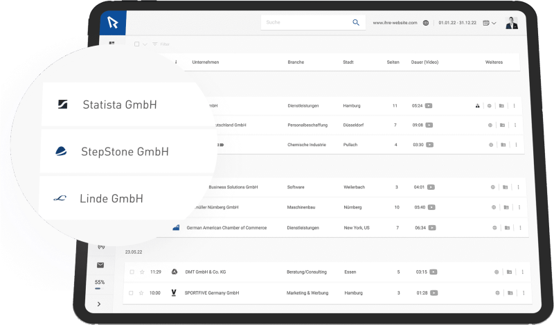 SalesViewer lässt Euch Besucher identifizieren